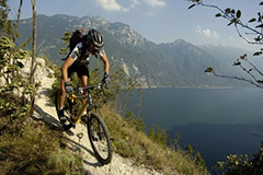 Mountainbikes Gardasjön